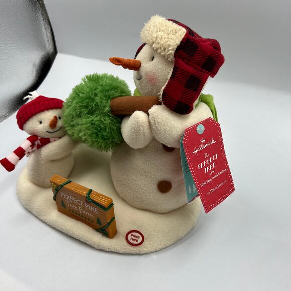 Hallmark Jingle Pals Perfect Pine Tree Farm Plush Animated Snowmen 2014 Video - Picture 12 of 12